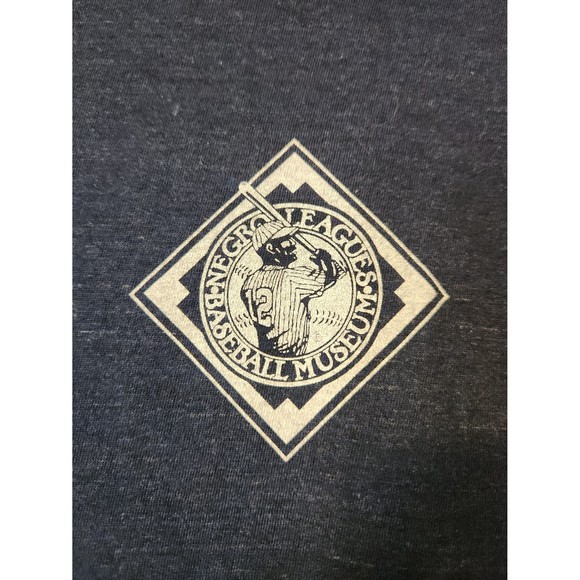 Charlie Hustle Kansas City Monarchs Navy museum raglan 3/4 sleeve t-shirt - Picture 6 of 7